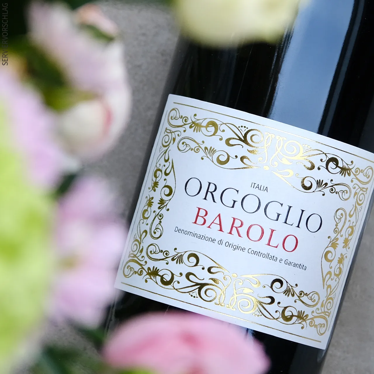 Flaschenetikett des Barolo