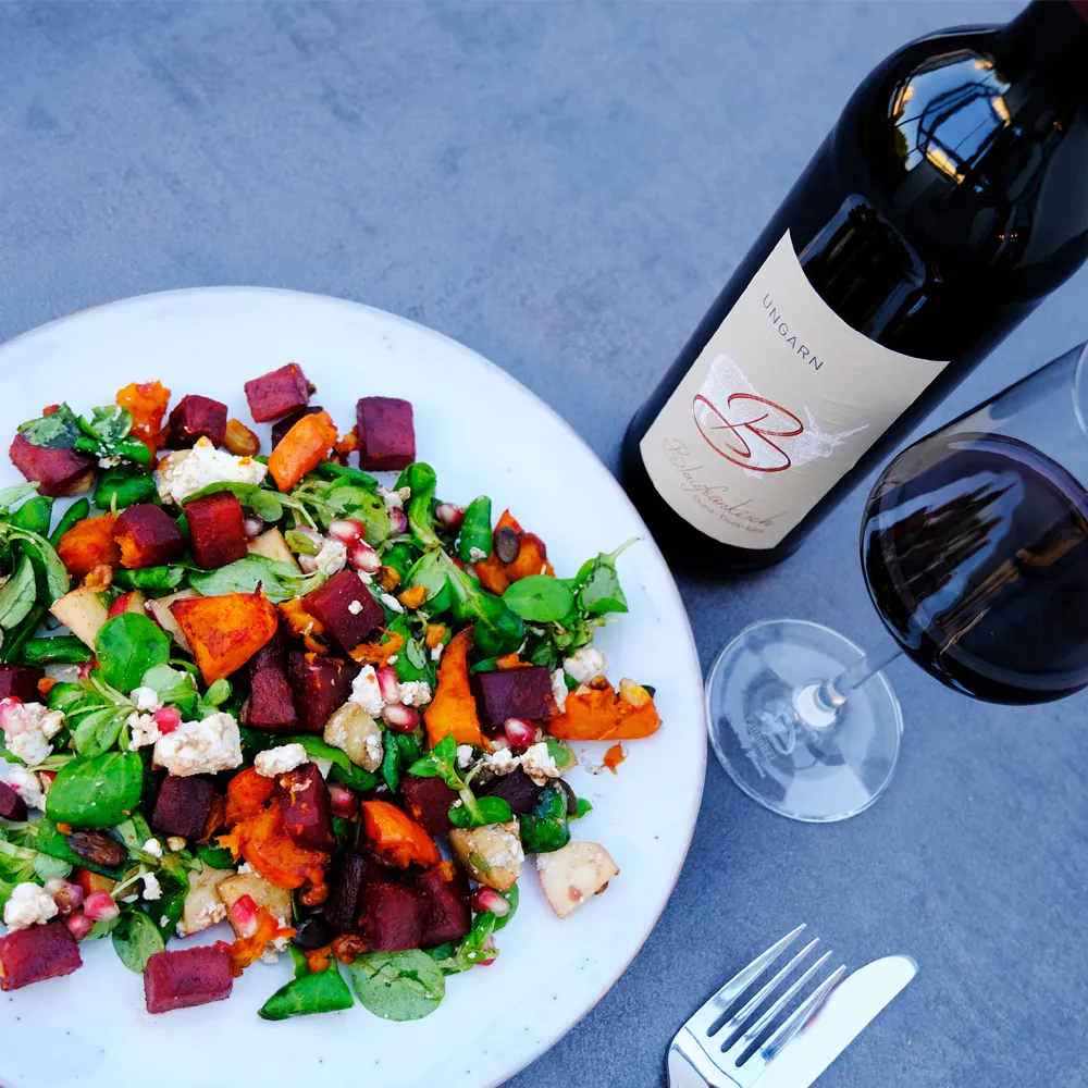 Herbstsalat mit Kürbis