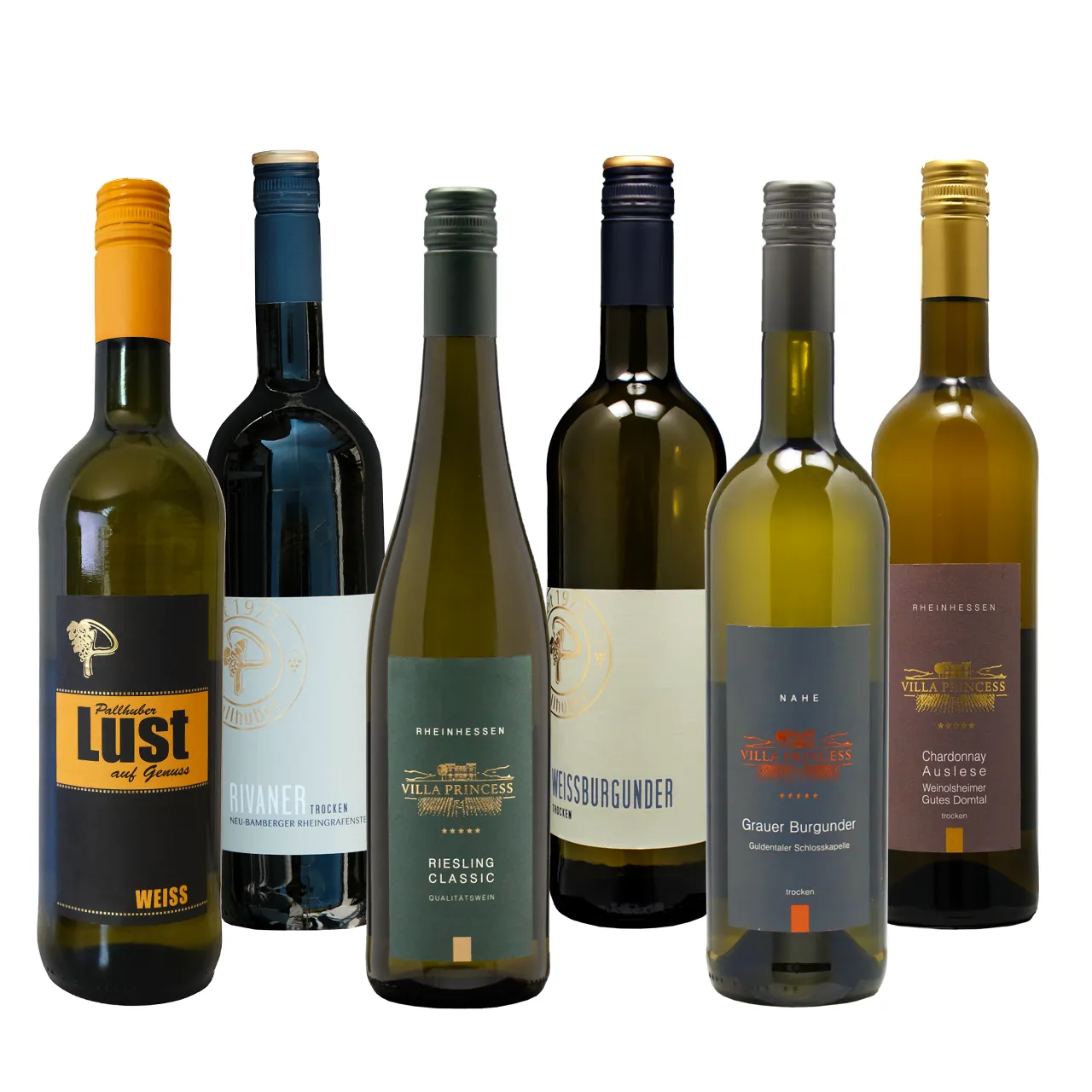 Trocken-Feinherbe Weißweine genießen! Alle Weißweine aus dem Weinpaket