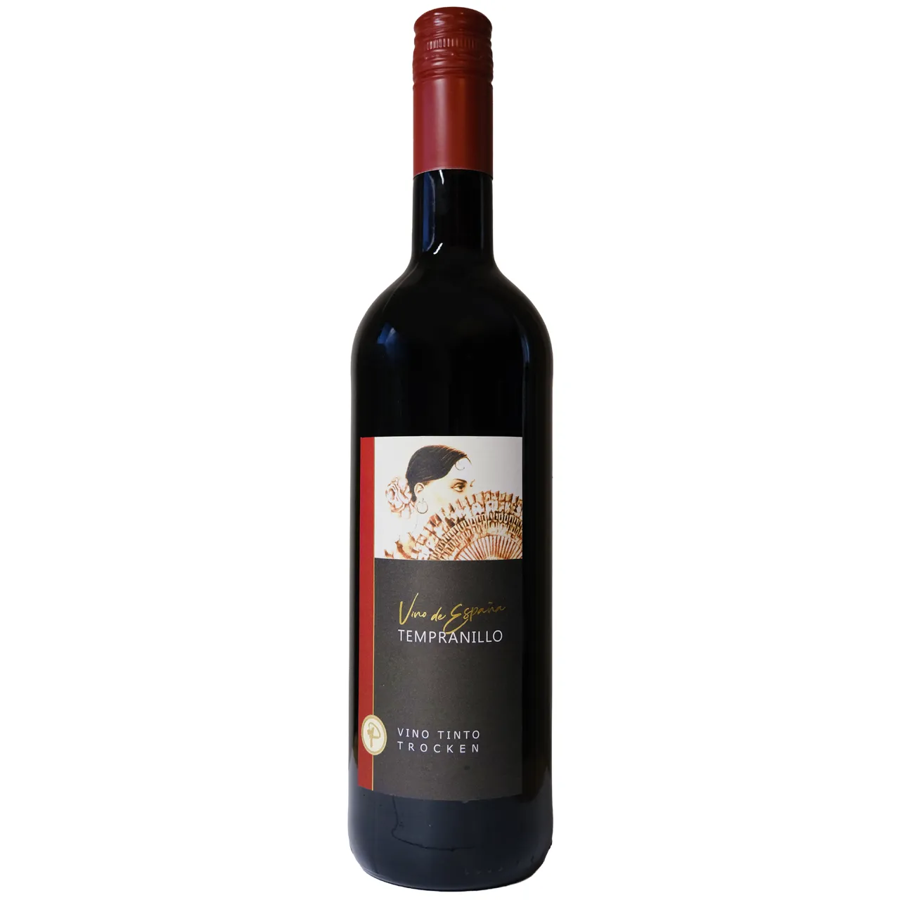 Eine Flasche Tempranillo