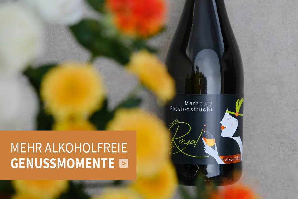 Erfrischen Sie sich mit unserem alkoholfreien Sekt Flasche alkoholfreier Sekt