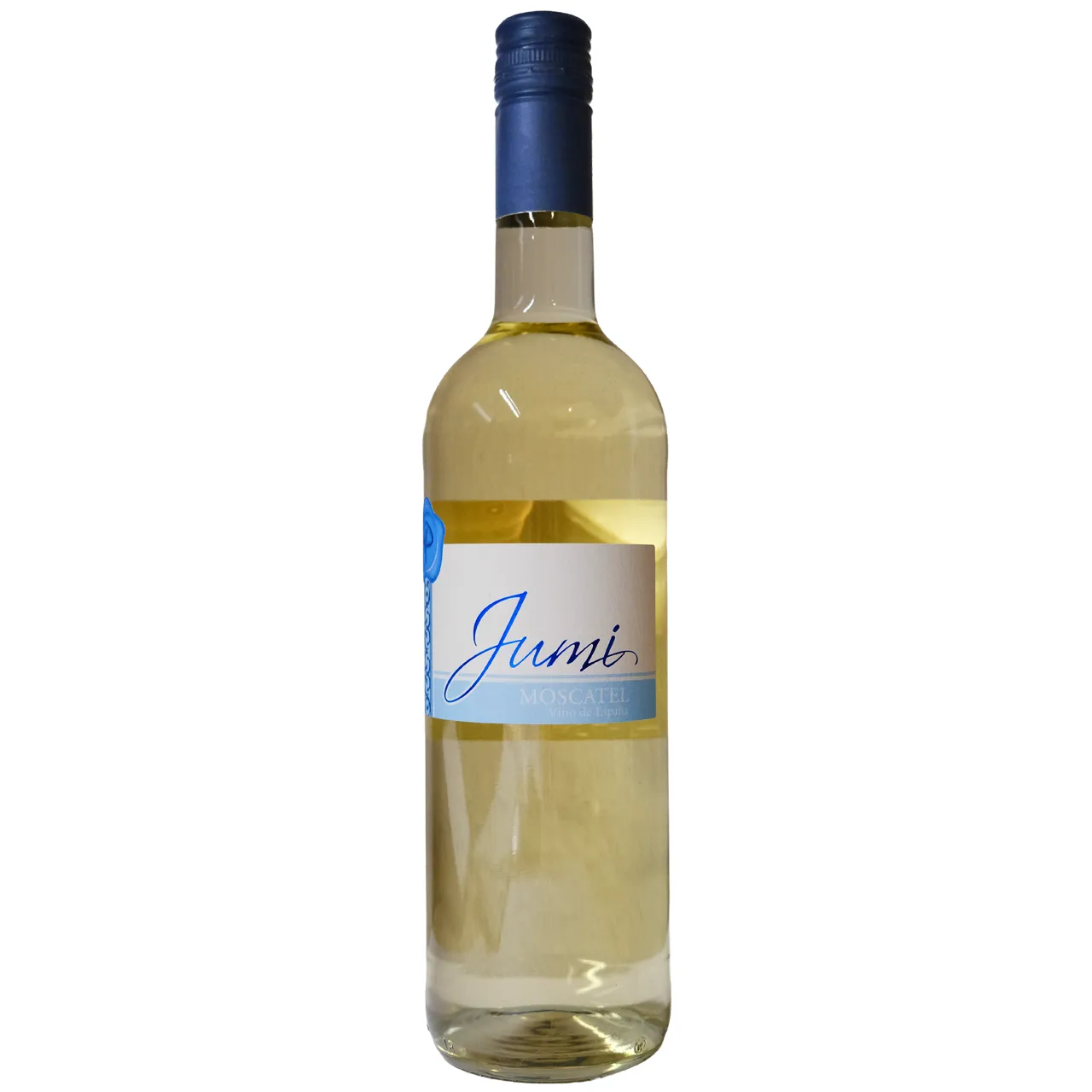 Eine Flasche Jumi Moscatel 