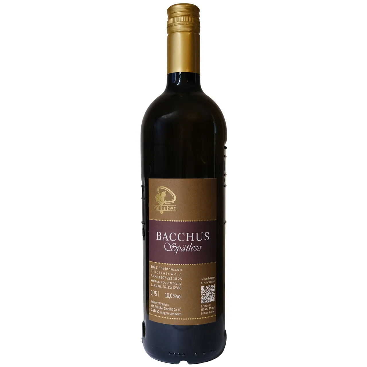 Bacchus Spätlese Burgflasche Bacchus Spätlese Burgflasche